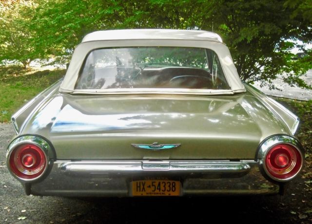 1962 Anniversary Gold Ford Thunderbird Convertible
