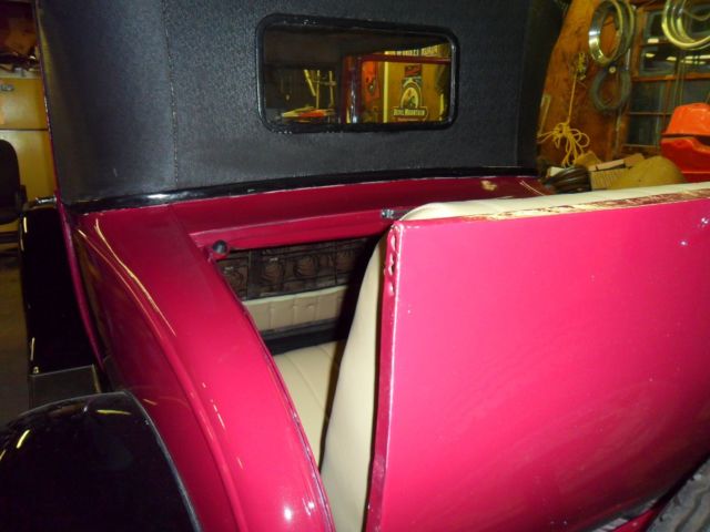 1928 Burgundy Ford Model A Coupe