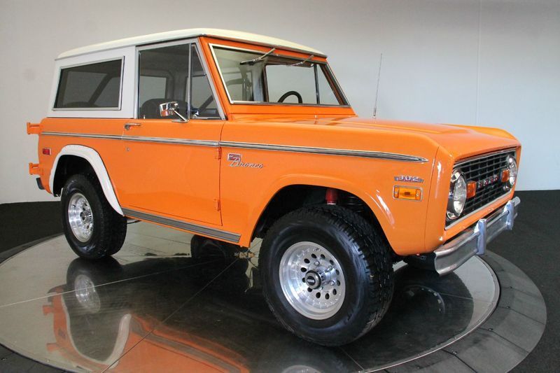 1970 Orange Ford Bronco SUV