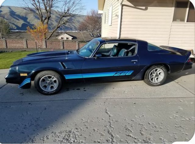 1980 Blue Chevrolet Camaro Coupe