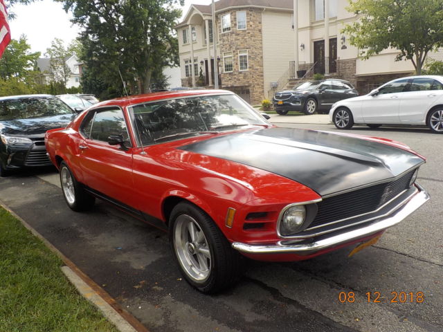1970 Red Ford Mustang Fastback