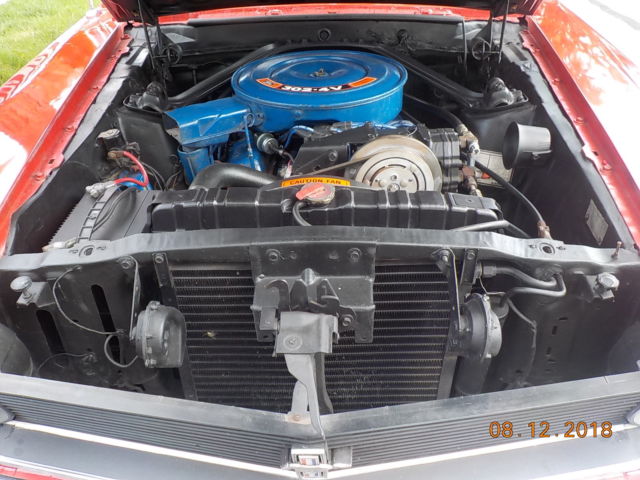 1970 Red Ford Mustang Fastback