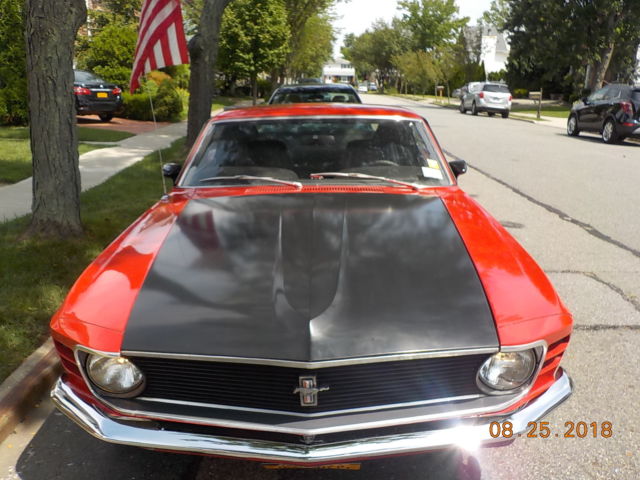 1970 Red Ford Mustang Fastback