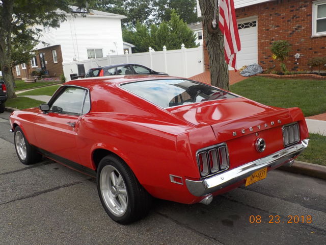 1970 Red Ford Mustang Fastback