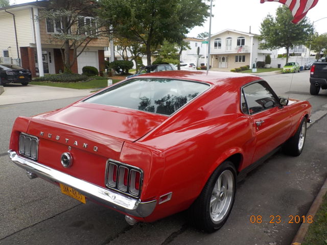 1970 Red Ford Mustang Fastback
