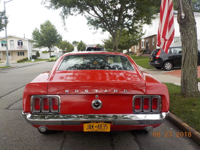 1970 Red Ford Mustang Fastback