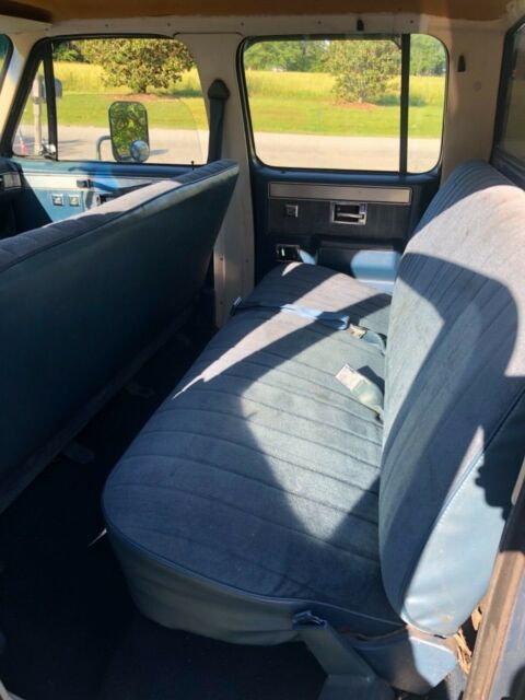 1987 Blue GMC Sierra 3500 Crew Cab Pickup