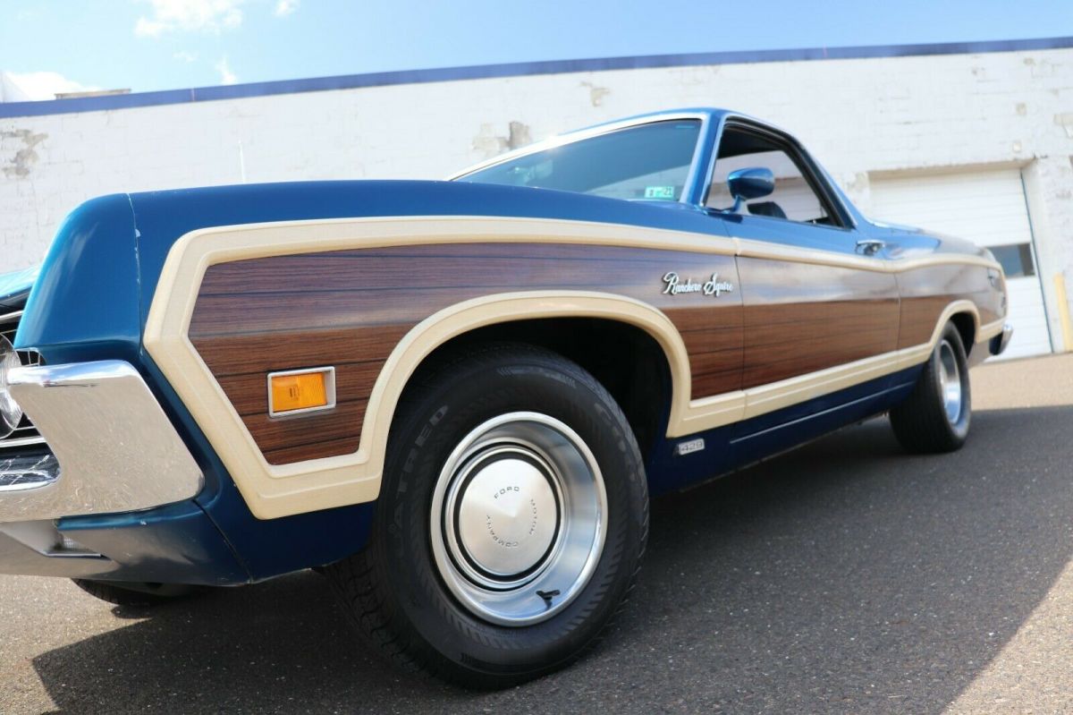 1970 Blue Ford Ranchero Standard Cab Pickup