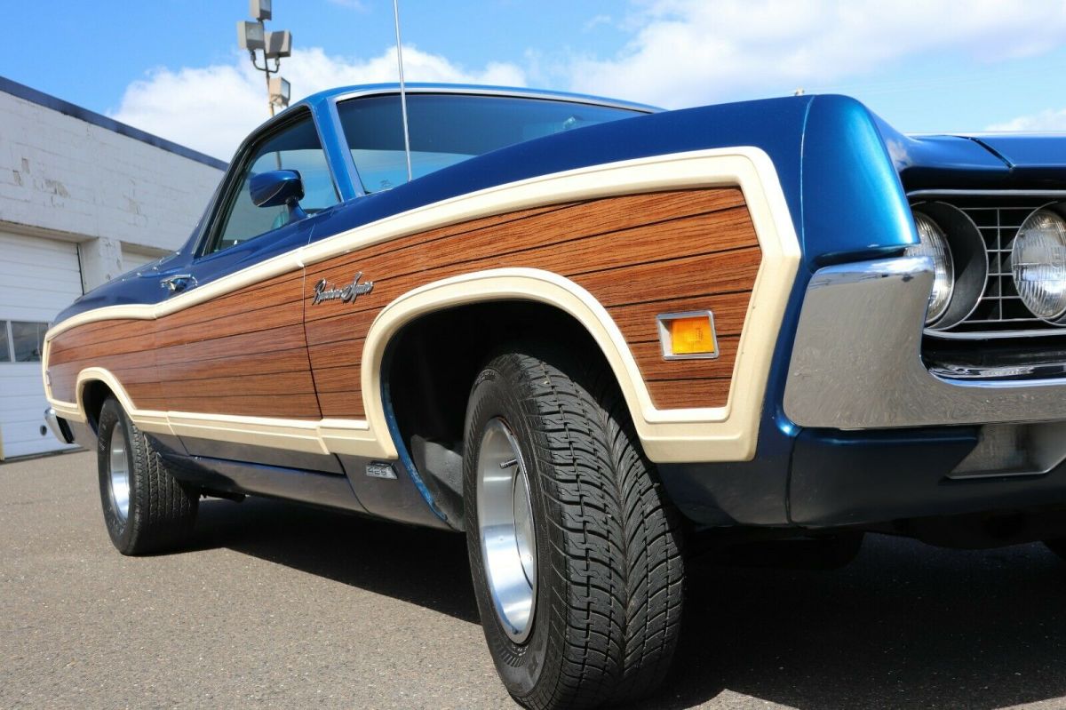 1970 Blue Ford Ranchero Standard Cab Pickup