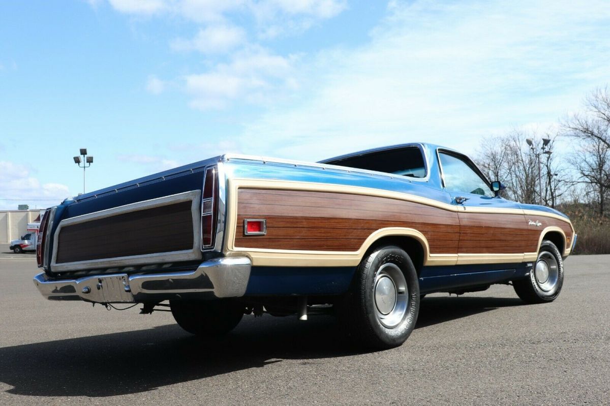 1970 Blue Ford Ranchero Standard Cab Pickup