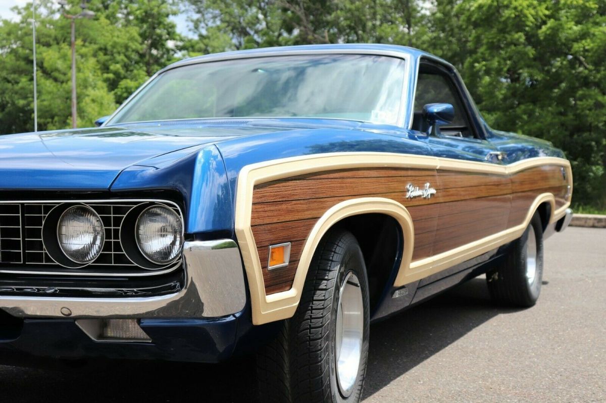 1970 Blue Ford Ranchero truck