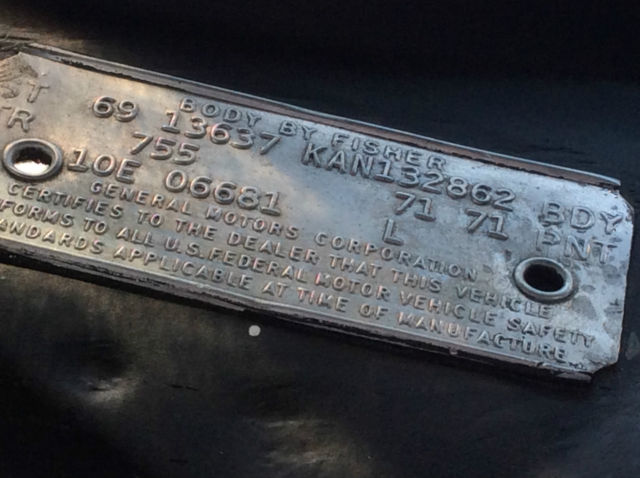 1969 Gray Chevrolet Camaro Coupe