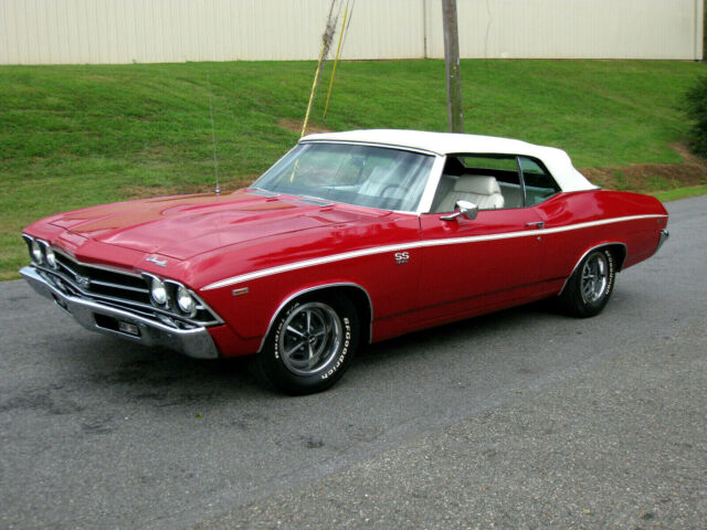 1969 Red Chevrolet Chevelle Convertible