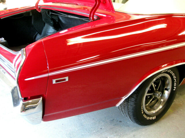 1969 Red Chevrolet Chevelle Convertible