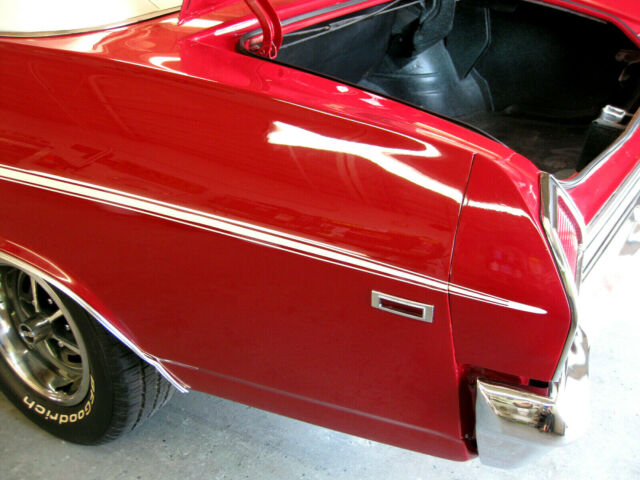 1969 Red Chevrolet Chevelle Convertible