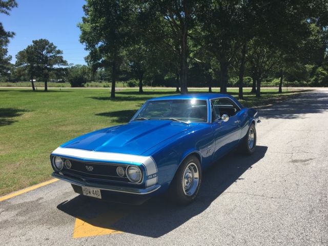1967 Blue Chevrolet Camaro Coupe