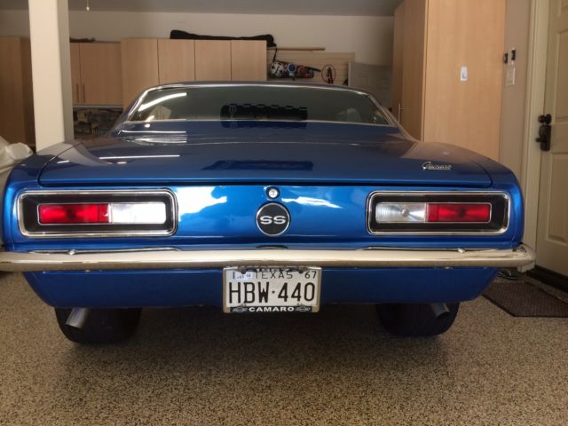 1967 Blue Chevrolet Camaro Coupe