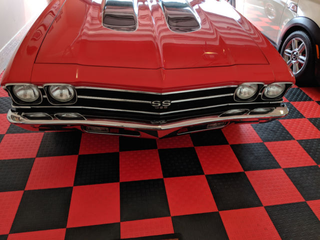 1969 black/red Chevrolet Chevelle Convertible