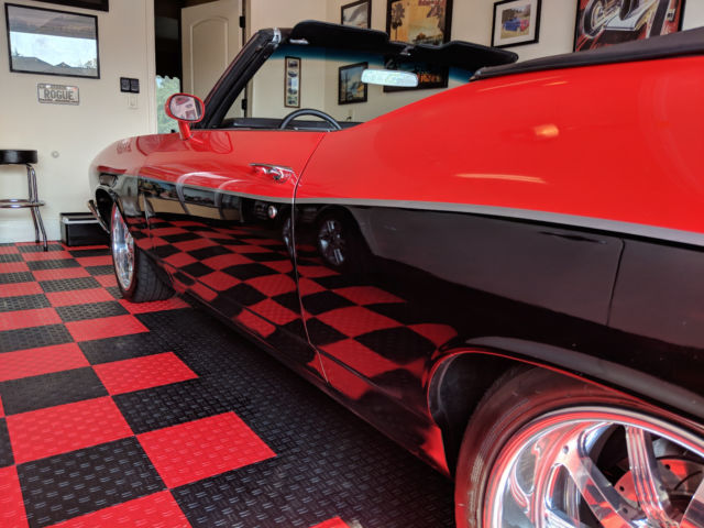 1969 black/red Chevrolet Chevelle Convertible