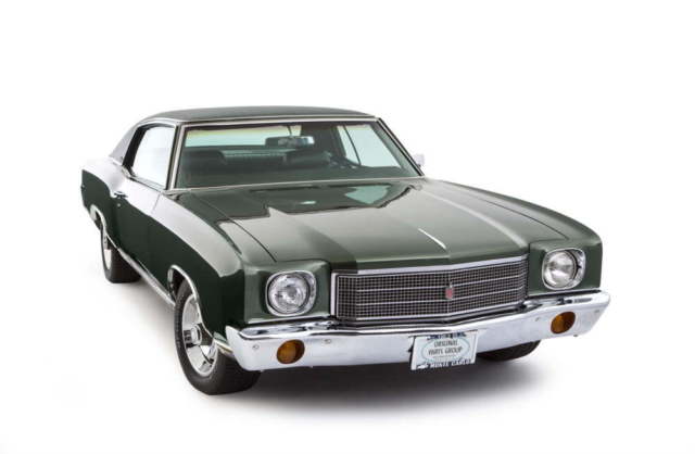1970 Green Chevrolet Monte Carlo Coupe