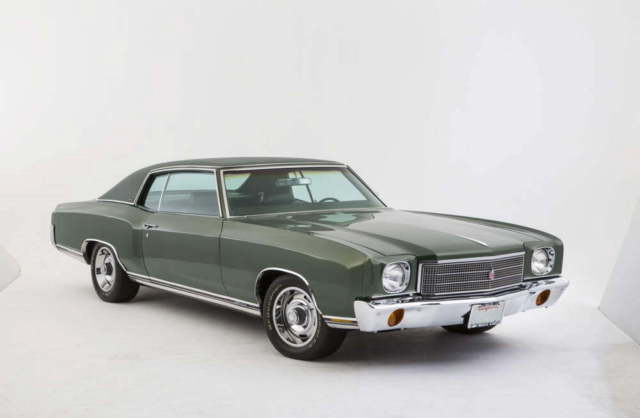 1970 Green Chevrolet Monte Carlo Coupe