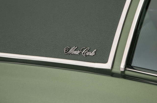 1970 Green Chevrolet Monte Carlo Coupe