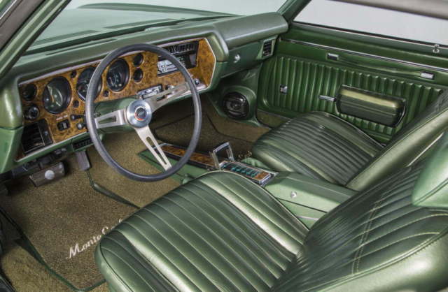 1970 Green Chevrolet Monte Carlo Coupe