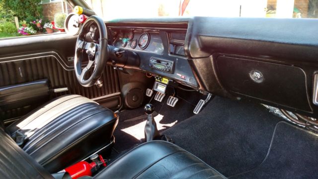 1972 white stripes on PPG sky blue Chevrolet Chevelle