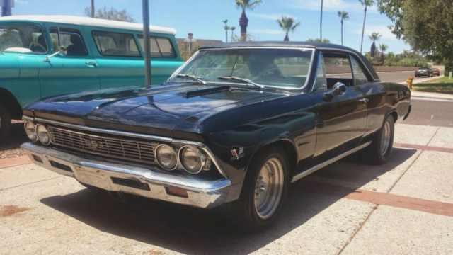 1966 Black Chevrolet Chevelle Coupe