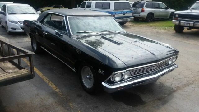 1966 Black Chevrolet Chevelle Coupe