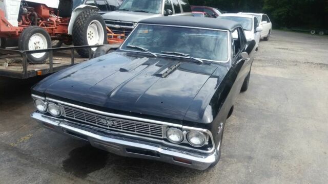 1966 Black Chevrolet Chevelle Coupe