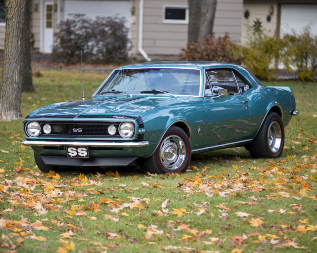 1967 Emerald Turquoise Metallic Chevrolet Camaro Coupe