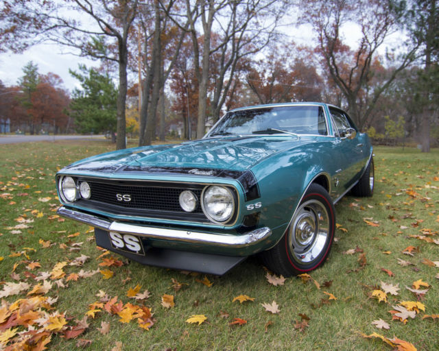 1967 Emerald Turquoise Metallic Chevrolet Camaro Coupe