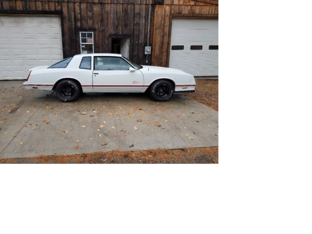 1987 WHITE Chevrolet Monte Carlo