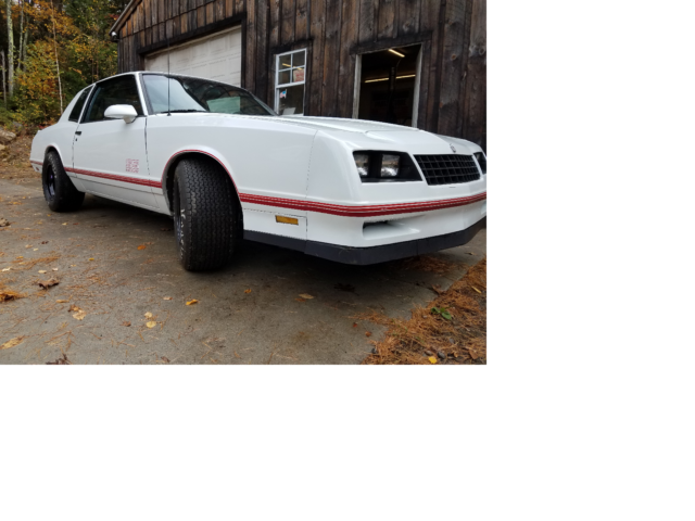 1987 WHITE Chevrolet Monte Carlo
