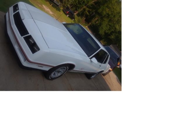 1987 WHITE Chevrolet Monte Carlo