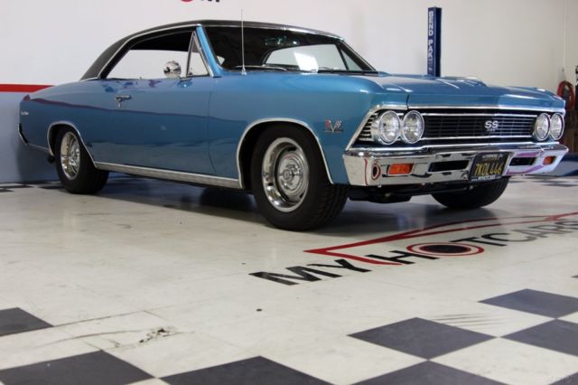 1966 Blue Chevrolet Chevelle Coupe