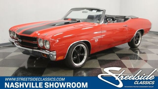 1970 Red Chevrolet Chevelle Convertible