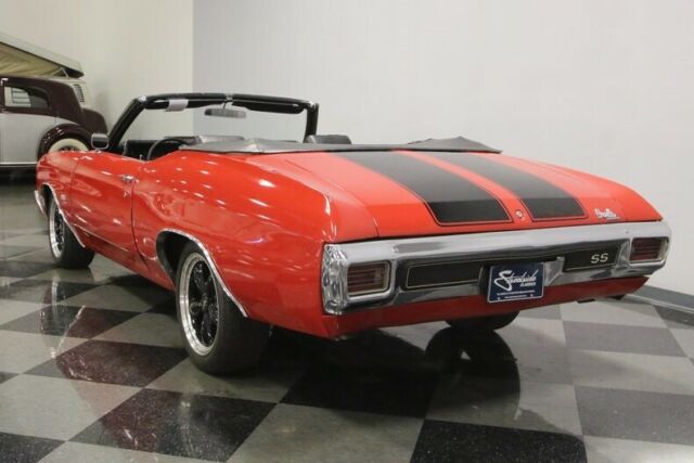 1970 Red Chevrolet Chevelle Convertible
