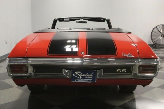 1970 Red Chevrolet Chevelle Convertible