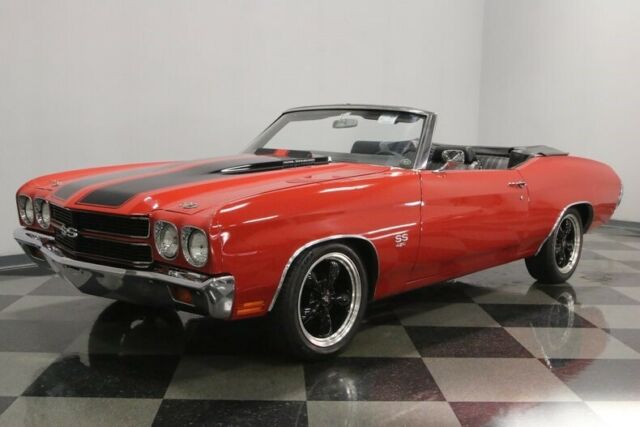 1970 Red Chevrolet Chevelle Convertible