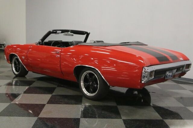 1970 Red Chevrolet Chevelle Convertible