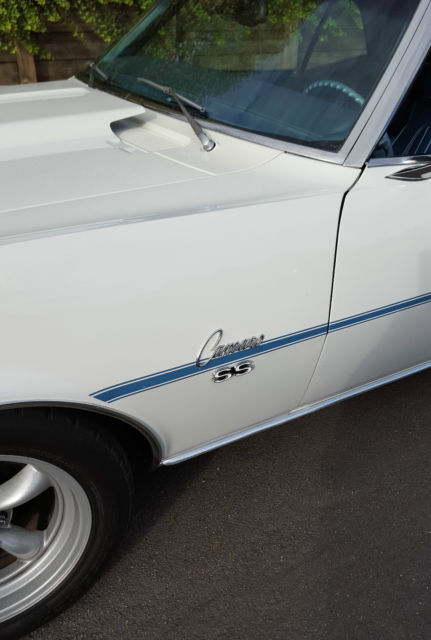 1968 Blue Chevrolet Camaro