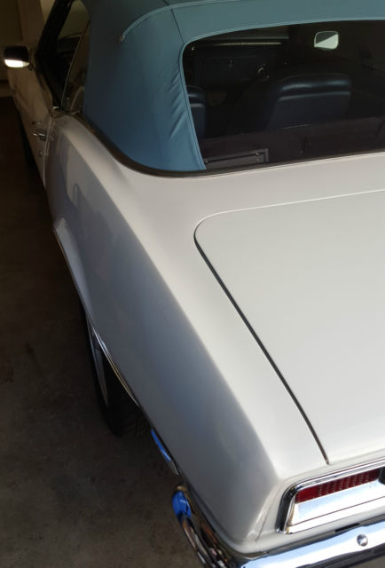 1968 Blue Chevrolet Camaro