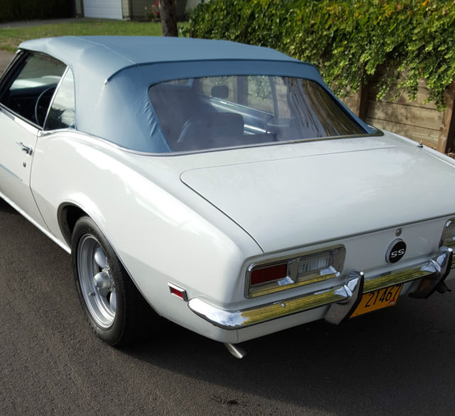1968 Blue Chevrolet Camaro