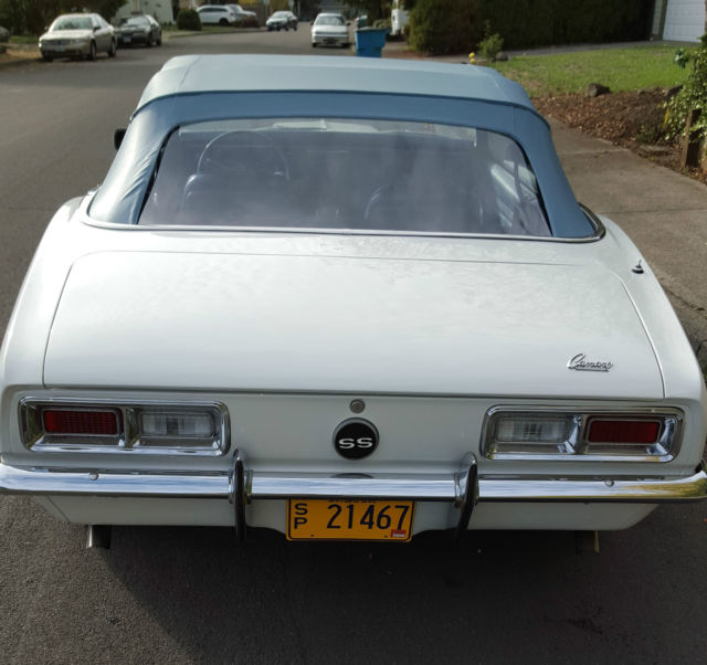 1968 Blue Chevrolet Camaro
