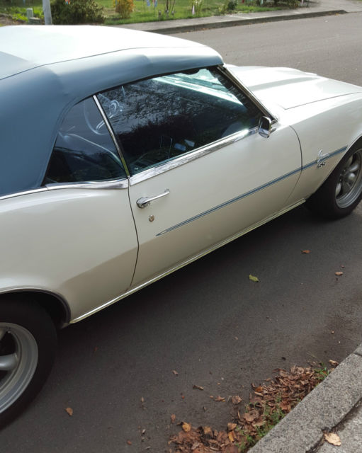 1968 Blue Chevrolet Camaro