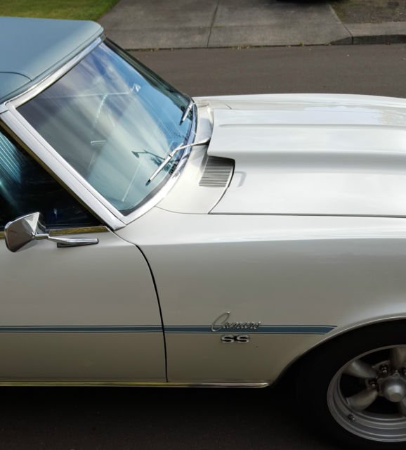 1968 Blue Chevrolet Camaro