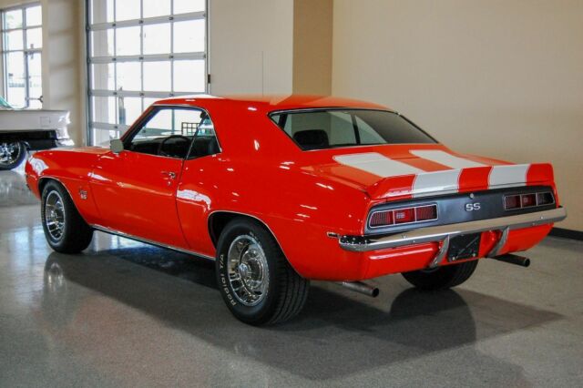 1969 Orange Chevrolet Camaro --