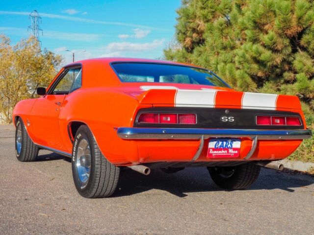 1969 Orange Chevrolet Camaro --